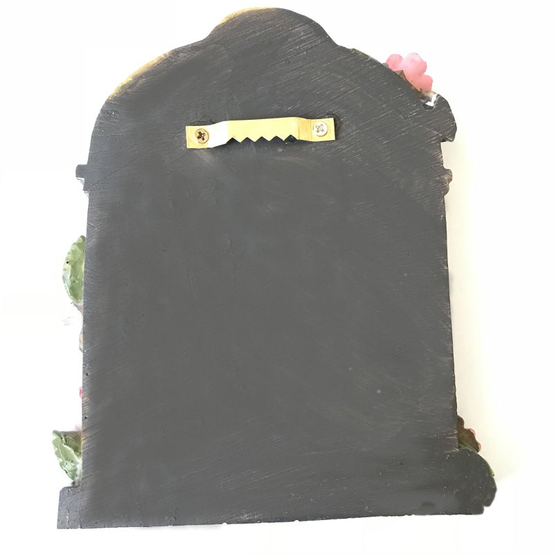 MUAMAX Fairy Garden Door Accessories Fairy Doors Wall Outdoor Mystical Miniature Garden Door for Tree Trunk (Green) - Image 3